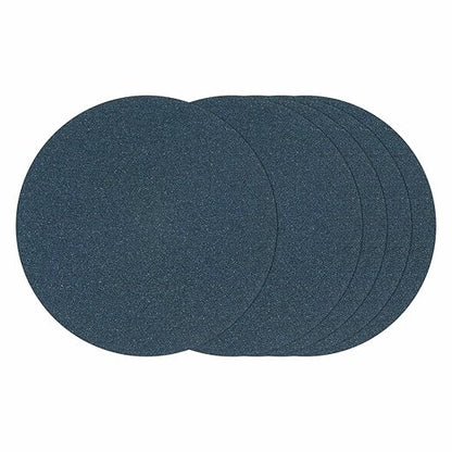 Kozelo 25 Pcs Sanding Discs 8-7/8 Inch 80 Grit Hook and Loop Orbital Sandpaper Suitable for Metal Wood Furniture DIY Grinding and Polishing, Blue