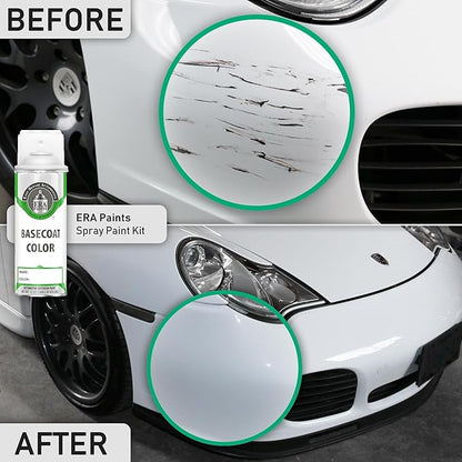 ERA Paints HP - Hi Performance White for FORD Exact Match Automotive Touch Up Paint Spray - 2K Essential Kit