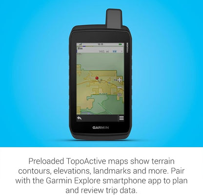 Garmin Montana® 710, Rugged GPS Handheld Navigator with Large 5-inch Glove-Friendly Touchscreen, Satellite Imagery and Maps for Routing on Roads and Trails