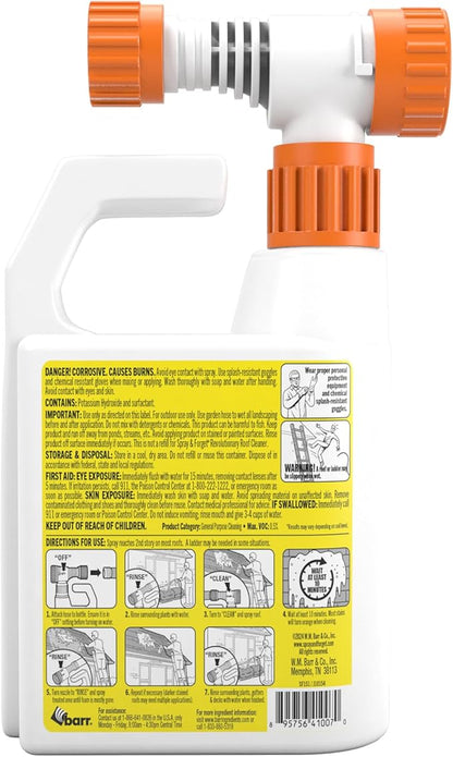 Spray & Forget 1-Quart Hose End Concentrated Roof Cleaner