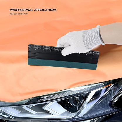 EHDIS Large Vinyl Squeegee Window Tint Tool 3PCS Big Size Felt Edge Wrap Scraper for Vinyl Graphic Decal Car Wrapping Applicator Wallpaper Smoothing (Black)