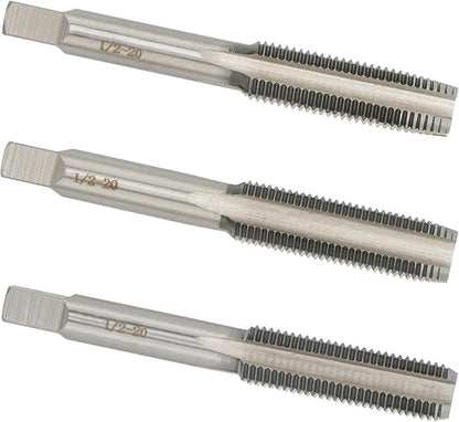 1/2-20 Hand Tap, Right Hand 1/2 x 20 Threading Hand Tap 1Pair