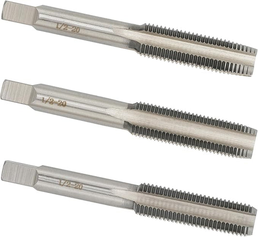 1/2-20 Hand Tap, Right Hand 1/2 x 20 Threading Hand Tap 1Pair