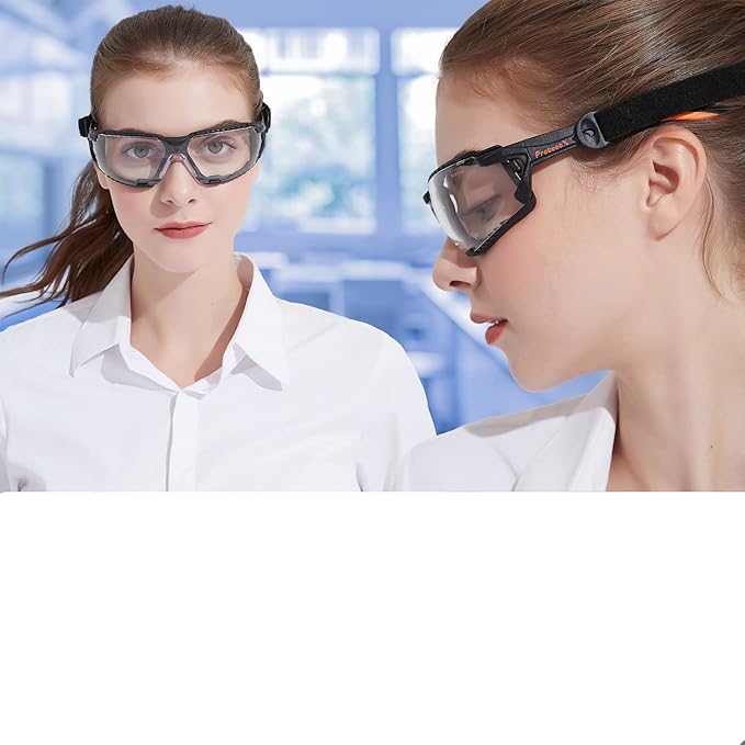 ProtectX Classic Safety Glasses, Anti-Fog Scratch Resistant Lenses, Protective Eyewear for Work, Indoor/Outdoor, ANSI Z87.1
