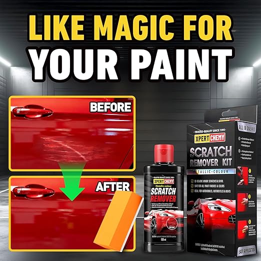 Car Scratch Remover for Vehicles, Scratch Repair and Swirl Remover, Car Paint Scratch Remover & Restorer Kit, Polishing Wax Scratch Remover for Vehicles