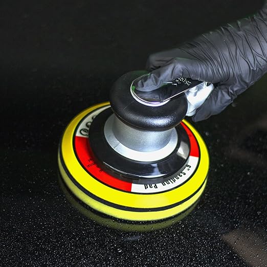 6” Clay Pad for Car Detailing, Synthetic Surface Prep Clay Disc, Clay Bar Replacement Tool for Auto Detailing, Removes Overspray & Contaminants, Hand or Pneumatic Polisher Use, Reusable