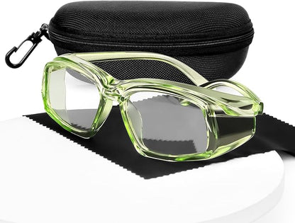 MORK&SUKY Safety Glasses for Men&Women, Anti-Fog Protective Eyewear with Side Shields for Woodworking, Lab Work,Construction.