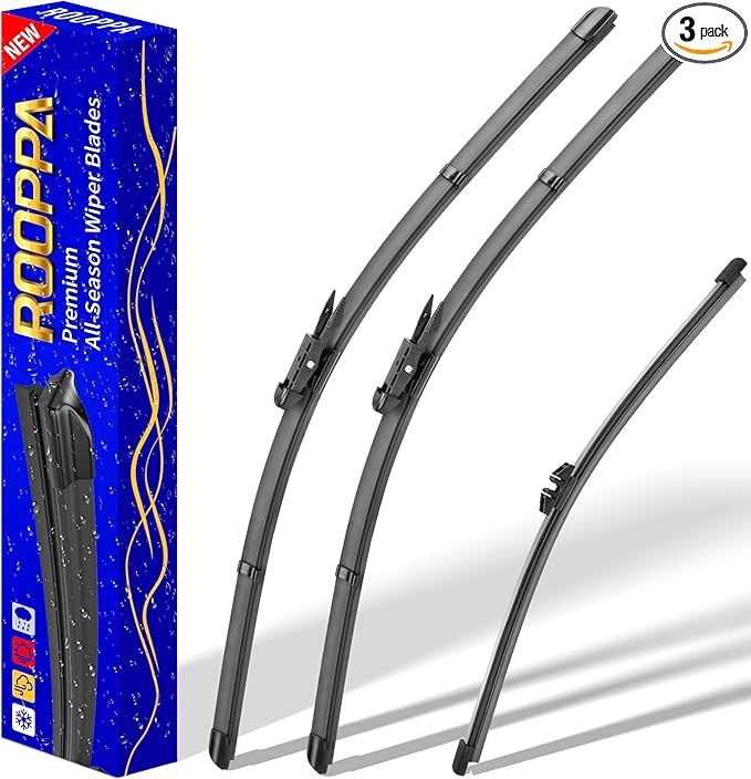 3 wipers Replacement for 2013-2019 Ford Escape, Windshield Wiper Blades Original Equipment Replacement - 28"/28"/11" (Set of 3) Pinch Tap