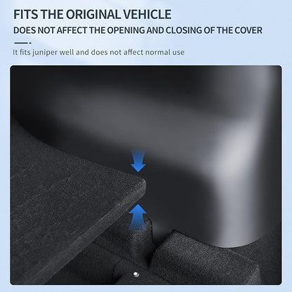 SHINELINERS Rear Trunk Side Protectors for Tesla Model Y Juniper 2025-2026, 2PCS TPE Side Panel Guards, Cargo Area Protective Covers