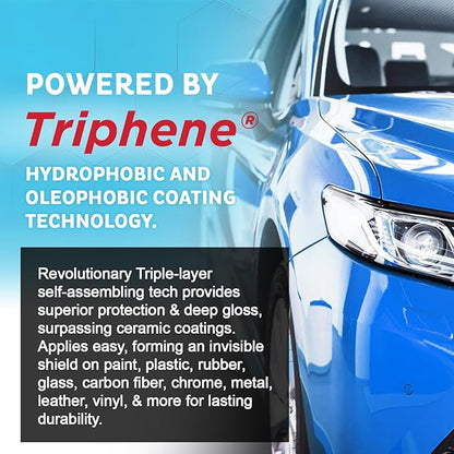 MAXLONE™ 20oz Car Spray with Triphene®, Quick Spray & Wipe All Purpose Waterless Detailer, Better Than Any Car Detailing Kit - Clean, Shine, Protect Paint, Glass, Wheels, and Trim Without Pre-Washing