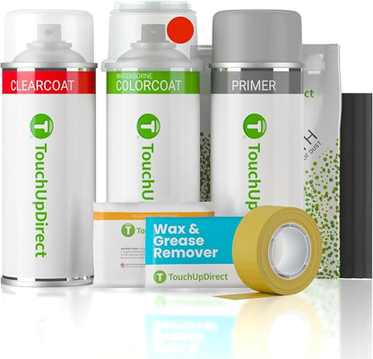 TouchUpDirect 4Z6 Habanero Orange Metallic Compatible with Subaru Exact Match Touch Up Paint Aerosol - Platinum Kit