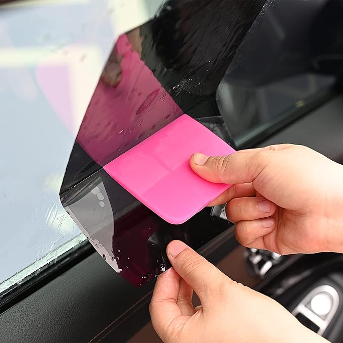 Gomake PPF Squeegee Kit - 5 in 1 Anti-Scratch Soft TPU Squeegee for Vinyl, Small Tint, Paint Protection Film, Vinyl Wrap/Window Tint Tools, Mirror/Window/Household Cleaning