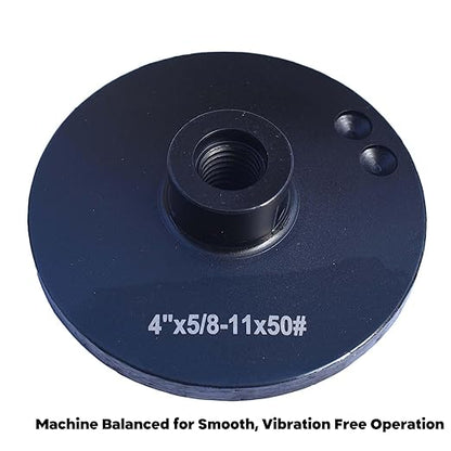 Actintool 4 in.x 5/8-11 in. Chip Free Resin Filled Diamond Grinding Cup Wheel for Stone Engineered Countertop Edge Surface Grinding