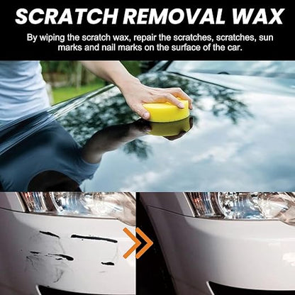 Scratch Remover for Vehicles,2025 New Upgrade Car Scratch Repair Paste,Containing Wiping Sponge car Paint Scratch Repair Polishing Wax,Used for Deep Scratches on Various Vehicles (2pc)