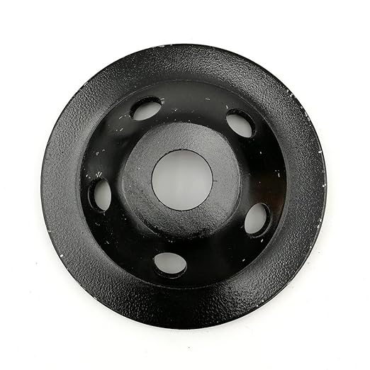 SHDIATOOL 4 Inch Single Row Diamond Grinding Cup Wheel for Concrete Granite Marble Masonry Brick Fits 5/8 Inch Arbor