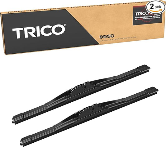 TRICO Signal Premium Silicone 15” + 15” Automotive Replacement Windshield Wipers Beam Blades with Exclusive Predictive Performance Indicator and 3X Longer Life for Select Vehicle Models, 2 Pack