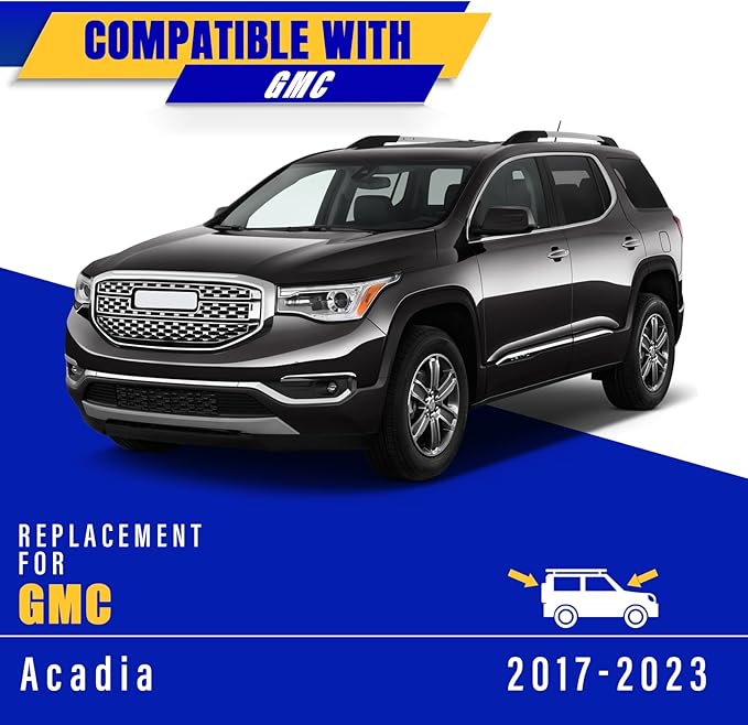 3 wipers Replacement for 2017-2023 GMC Acadia, Windshield Wiper Blades Original Equipment Replacement - 24"/20"/10" (Set of 3) U/J Hook