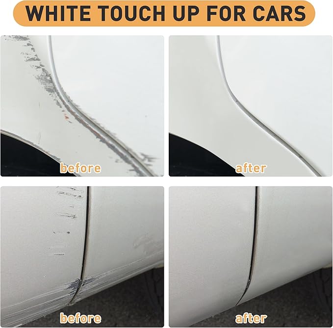 SELEAD Tire Marker White - 8 Pack Paint Pens for Car Tires Lettering, Premium Professional Oil-based Ink, Waterproof Non-Fading Permanent Markers