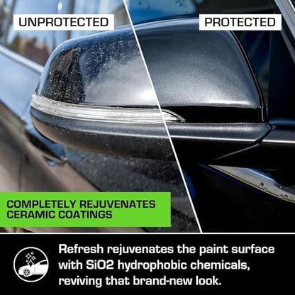 Ethos Ceramic Refresh – Ceramics Coating Spray & Ceramic Sealant for Instant Gloss – Paint Restorer with 6+ Months Car Sealant Protection – SiO2 Spray for Car Detailing
