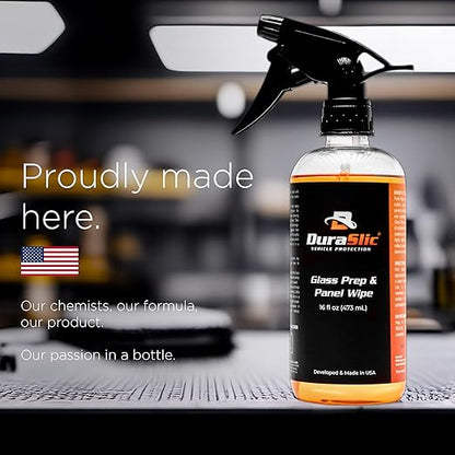 Glass Prep & Panel Wipe 16oz – Professional-Grade Surface Preparation Spray for Ceramic Coatings, Removes Oils & Residue, Streak-Free Finish, Made in USA