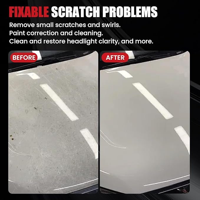 Cordless Car Polisher for Car Detailing Compatible with Milwaukee 18V Battery (Battery Not Include), 6 inch Car Buffer with 26pcs Polishing Kit, 8 Variable Speed Portable Orbital Polisher for Auto