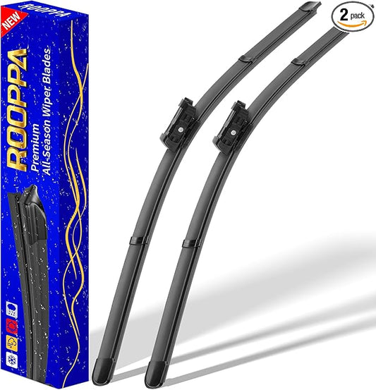 2 wipers Replacement For 2017-2023 Tesla Model 3/2020-2023 Model Y Original Equipment Replacement Wiper Blade - 26"/19" (Set of 2) Top Lock
