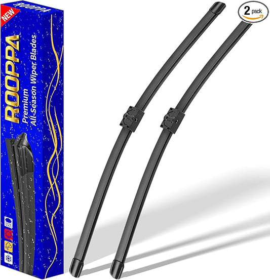2 wipers Replacement for BMW 3-Series 4-Door E90 E91 06/2006-08/2009 325xi 328i 328xi 328ixDrive 330i 330xi 335i 335xi M3, Windshield Wiper Blades Original Equipment Replacement - 24"/19" (Set of 2)