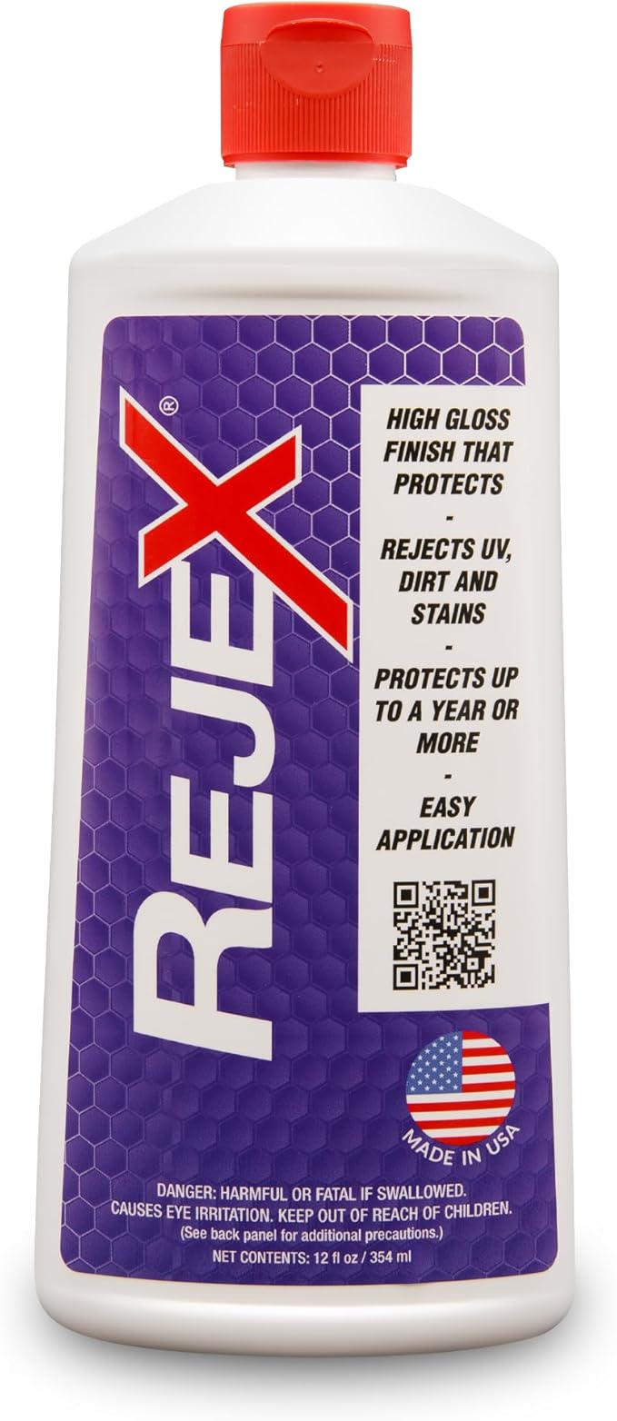 Corrosion Technologies RejeX 61001 (12 fl oz) – High Gloss Finish That Protects | For All Vehicles | Synthetic Paint and Surface Sealant | Lasts 3X Longer Than Any Wax | Nothing Sticks But The Shine!