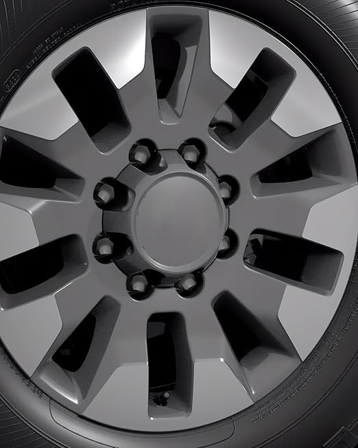 32pcs 14x1.5 OEM Lug Nuts for Chevy Silverado GMC Sierra 2500 3500,14mmx1.5 Black One-Piece Wheel LugNuts 1.75" H 7/8" Hex Replacement 2012+ Ram 2500 3500, 8 Lug Stock Wheel GM Part No 611-236 9596070
