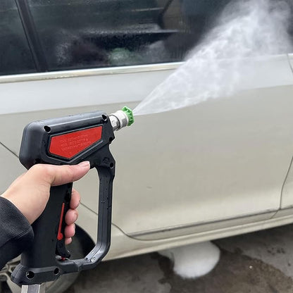 RIDGE WASHER Pressure Washer Gun 5000 PSI, 12 GPM, High Pressure Spray Gun with 1/4" Quick Connector, 3/8'' Quick Connect, M22-14 mm and M22-15 mm Fitting