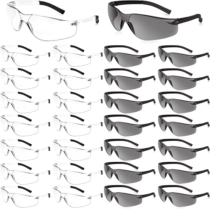 Salfboy Safety Glasses for Men Women ANSI Z87.1 Safety Glasses Bulk Protective Eyewear Scratch-Resistant