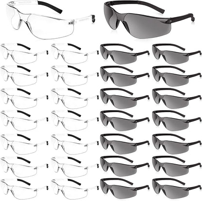Salfboy Safety Glasses for Men Women ANSI Z87.1 Safety Glasses Bulk Protective Eyewear Scratch-Resistant