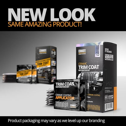 CERAKOTE® Ceramic Trim Coat Kit - Quick Plastic Trim Restorer - Ceramic Coating Guaranteed Restoration to Last Over 200 Washes – A Ceramic Coating, Not a Dressing