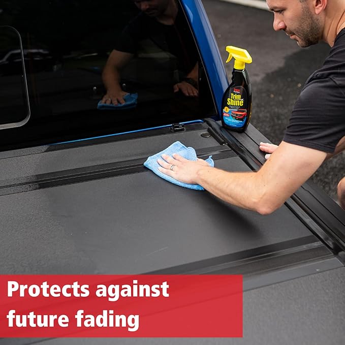 Stoner Car Care 92034-6PK Trim Shine – Vinyl and Plastic Protectant for Interior and Exterior Detailing, Restores OEM Color, Adds Shine, UV and Water Protection – 22 fl oz (Pack of 6)