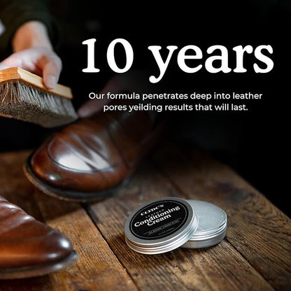 Clyde's™ Leather Cleaning, Prep, and Protection Kit | for Use on Non Absorbent Leather Apparel, Furniture, Auto Interiors, Tack, Shoes | Must Have Before and After Applying Leather Recoloring Balm