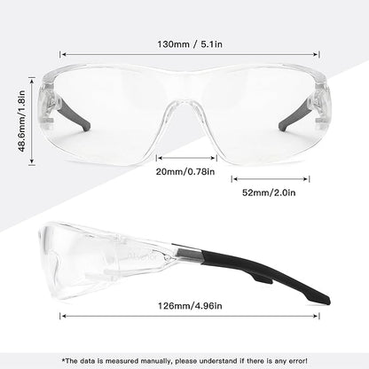 Alsenor Anti Fog Goggles Wrap-Around Shooting Safety Glasses Blue Light Blocking Protective Eyewear ANSI Z87 Cycling Glasses
