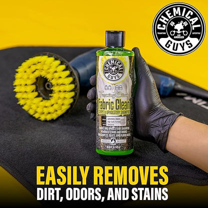 Chemical Guys CWS2031602 Foaming Citrus Fabric Clean Carpet & Upholstery Shampoo & Odor Eliminator (Car Carpets, Seats & Floor Mats), Safe for Cars, Home, Office, & More , 16 fl oz, 2 Pack