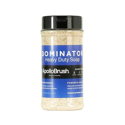 Apollo Brush Dominator Heavy Duty Powder Soap - 10 ounce Bottle