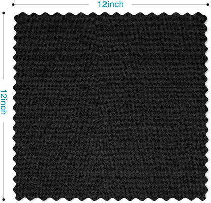 Orighty Black Microfiber Cleaning Cloth, 24 Pack Highly Absorbent Cleaning Rags, Microfiber Towels for Cars, Household Cleaning Supplies, Reusable Lint Free Cloths for House, Kitchen, 12 x12 inch