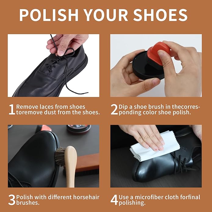 WERNMIND Mink Oil White Saddle Soap Leather Cleaning Boots Shoe Cleaner Leather Conditioner Boot Cace Kit