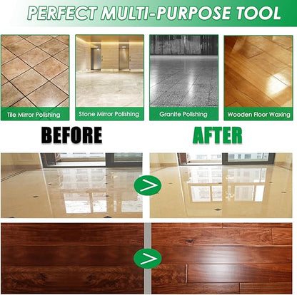 SDRTOP 800W Electric Wet Stone Polisher 4'' Variable Speed Grinder Buffing Machine, Countertop Concrete Polisher with 7PCS Diamond Polishing Pads for Granite, Tile, Cement Floor