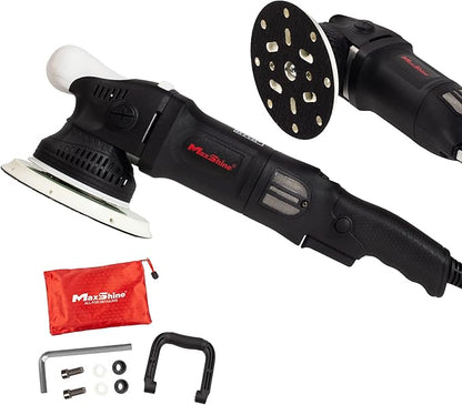 Maxshine M21 Pro Dual Action Polisher | 21mm Throw, 6” Backing Plate, 1000W Motor | Variable Speed, Ergonomic Grip, Low Vibration | Auto, Boat & Marine Detailing Buffer for Paint Correction