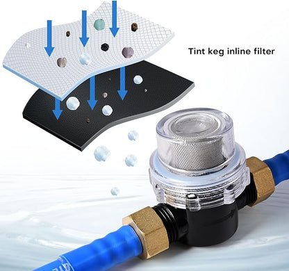 NEWISHTOOL Tint Smart Pouch Power Keg Sprayer Bag with 13 Feet Flexible Hose and Inner Filter, Chargeable Battery Powered Pump System for Window tinting, PPF and Auto Detailing