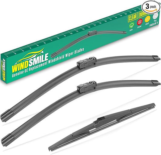 24" 18" 14" Windshield Wiper Blades for Mazda CX5 CX9 CX-5 CX-9 2017 2018 2019 2020 2021 2022 2023 2024 2025 OEM Replacement Premium All season Wiper Blades (Set of 3)