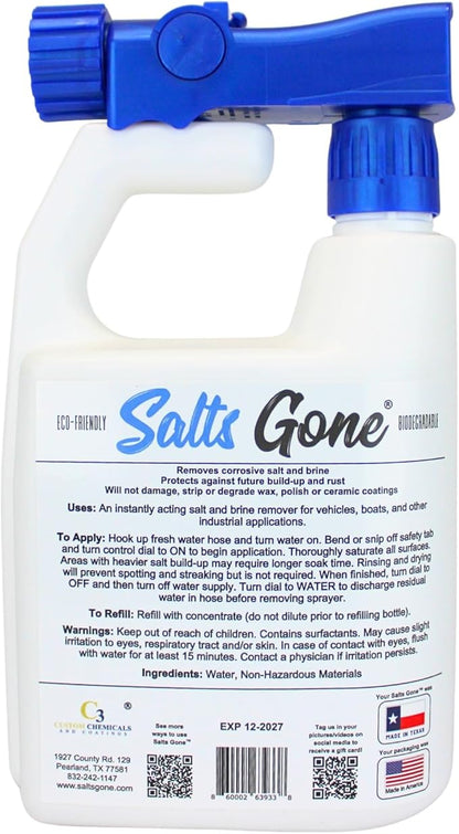 Salts Gone™ - 32oz Hose End Sprayer