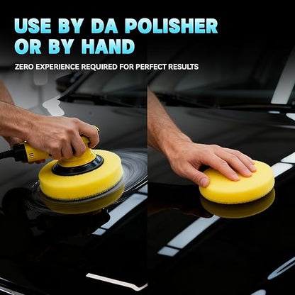 2-Step Polishing Kit, 32oz - Medium Cut Polish & Ultra Fine Glaze for Swirl Removal & Mirror Shine - Perfect Paint Correction & Finishing System - Safe for All Car Paint - Use with DA Polisher