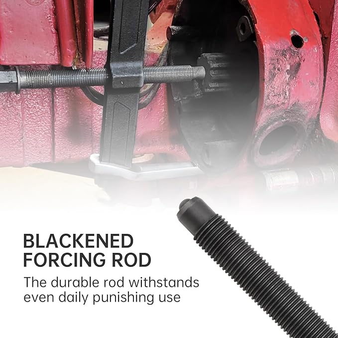 ChgImposs 16 Inch 2-Jaw Gear Puller, Adjustable Bearing Puller Gears + Wire Brush + Gloves, Reversible Removal Tool, CR-V Two Claws Puller Tool for Removal of Pulleys Flywheels Bearings Gears