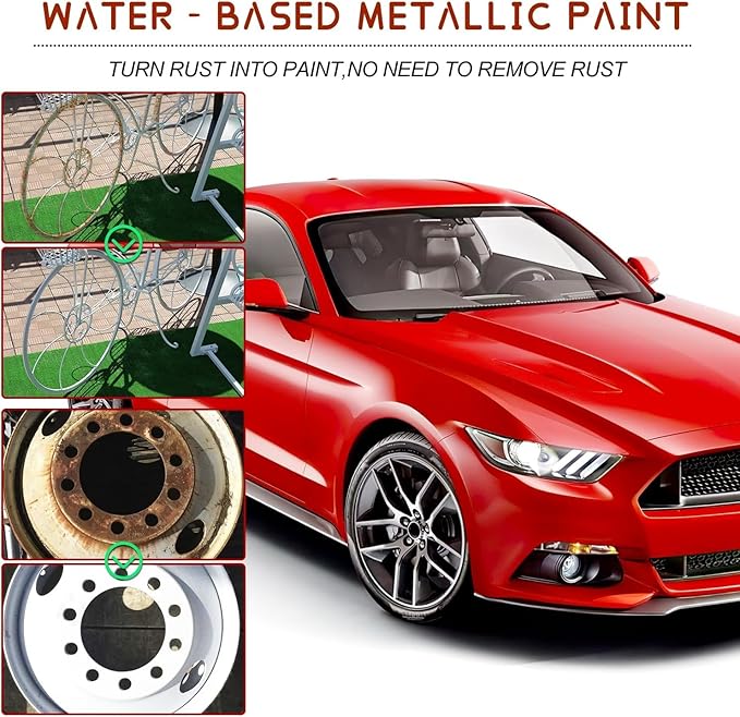 winblot Rust Conversion Agent 300g, Multi-Functional Anti-Rust Paint, Water-Based Metallic Paint, Rust Remover for Metal,Universal Anti-Rust Paint Rust Removal Conversion Agent (White)