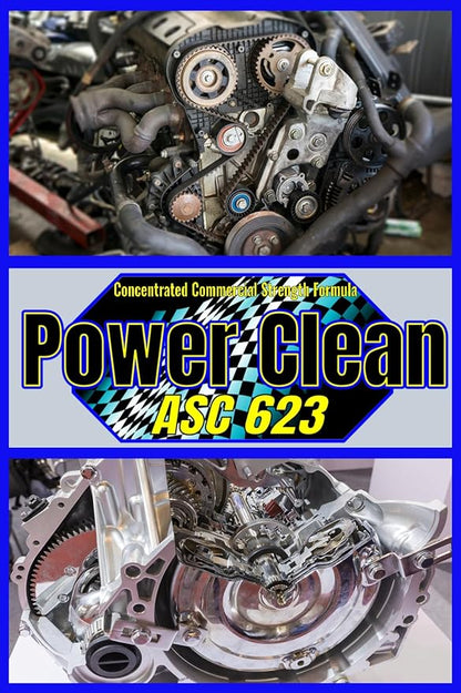 DPI Power Clean ASC 623, Auto Parts Cleaning Detergent Powder Concentrate, Aluminum and Soft Metal Safe- 40 lbs