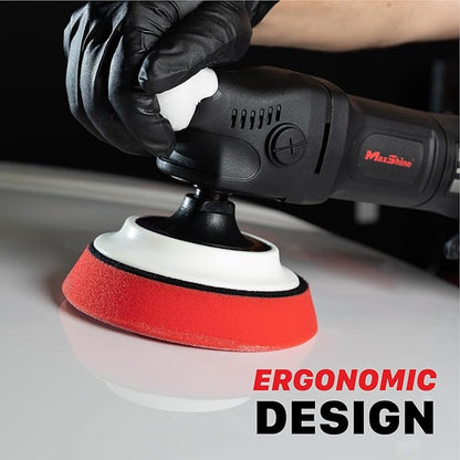 Maxshine M1000 Rotary Polisher | 1000W Motor, 5” Backing Plate, 6-Speed, 5/8” Thread | Auto, Boat & Marine Detailing Buffer for Paint Correction, Swirl & Scratch Removal, Glossy Finish